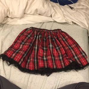 Costume Plaid Skirt
